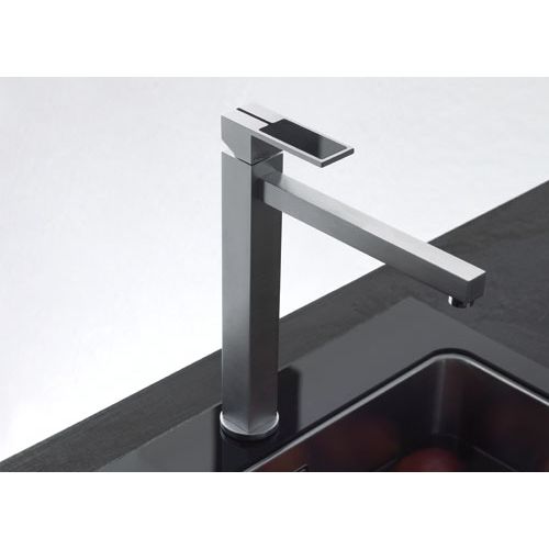 ΜΠΑΤΑΡΙΑ ΚΟΥΖΙΝΑΣ FRANKE Planar Square Χρωμέ Με Μαύρο Χερούλι